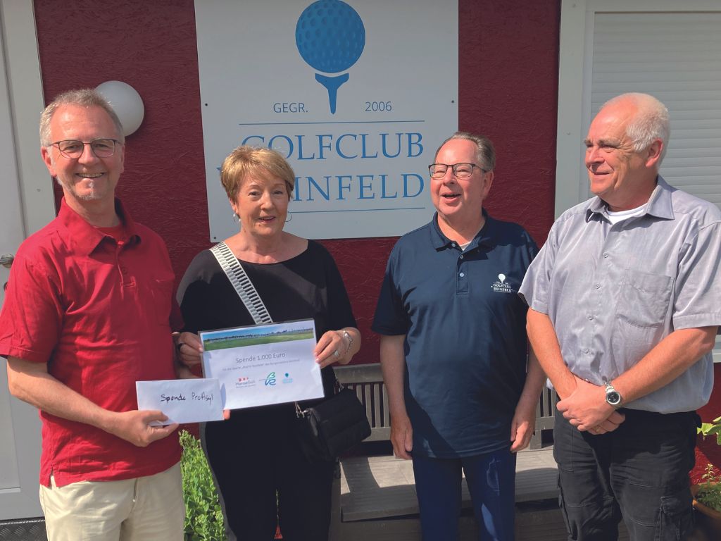 Spendenuebergabe-HanseBelt-Open Spendenübergabe an den Bürgerverein Reinfeld