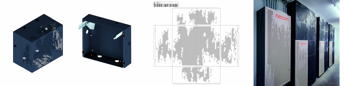 spi_mehler-beispiele Batteriegehäuse aus elektrolytisch verzinktem<br />
Blech mit 1,25mm Materialstärke | SPI Referenzbericht Mehler